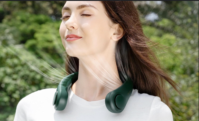 Ventilador de Cuello Portátil Recargable